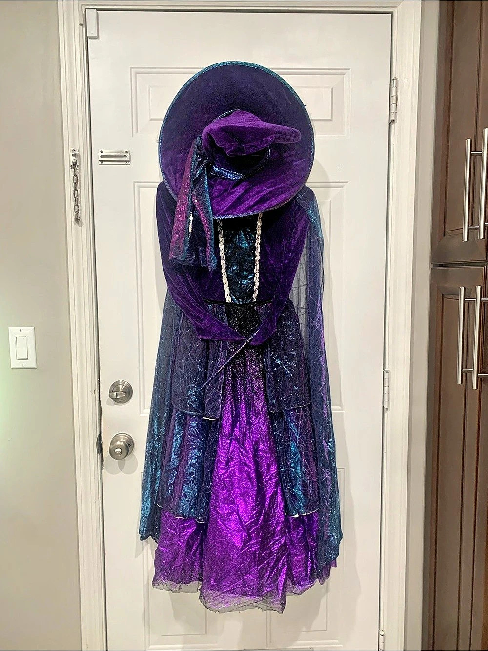 Spirit Halloween Enchanted Witch Costume Purple & Blue Girls 12/14
